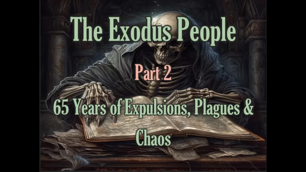 The Exodus People Part 2 65 Years Of Expulsions Plagues Chaos -