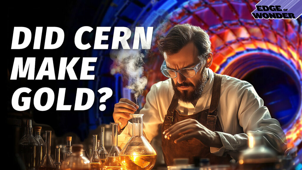 Time Flowing Backwards Cern Turned Lead To Gold -