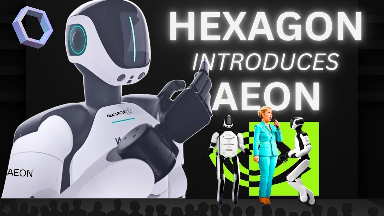 Hexagon Aeon Humanoid Robot Demos Nvidia Ai Powered 34 Dof Tech Generalist Q5 -
