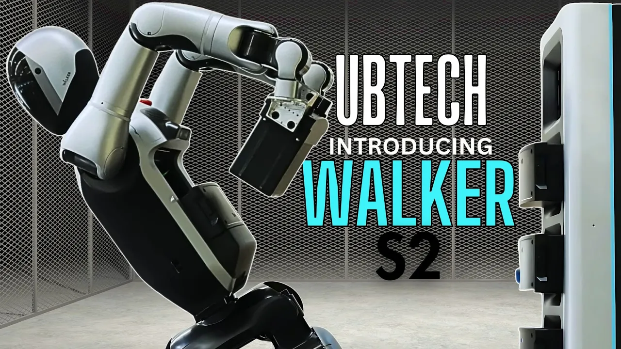 Walker S2 Humanoid Robot New Tech Figure 3 Battery Livestream Ai Openai Chatgpt Agent Manus -