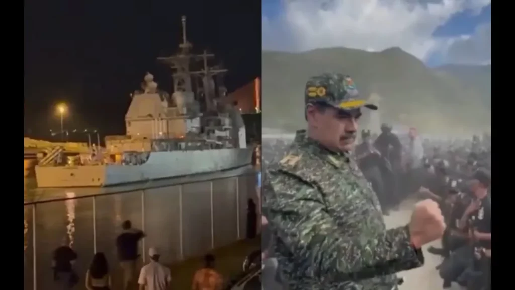 Its About To Pop Off Major Blackout Hits Caracas Maduro Rallies Troops As Us Warships Approach -