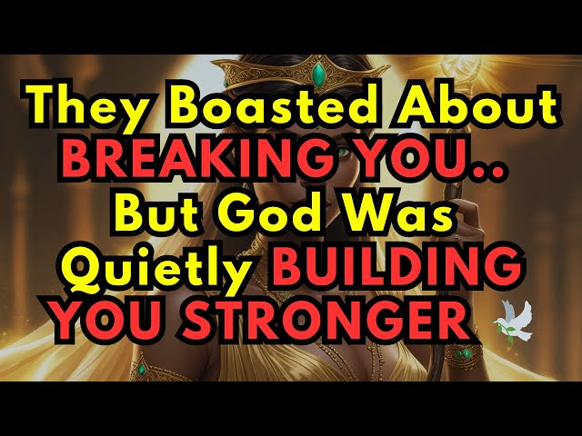 They Thought They Were Winning But God Was Using Them As A Tool For Your Destiny -