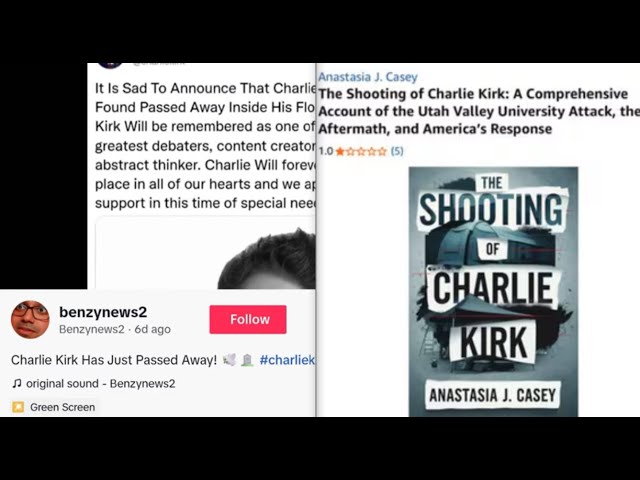 Charlie Kirk Anomalies Death Announced 6 Days Before Shooting Mystery Books 33 All Over It More -