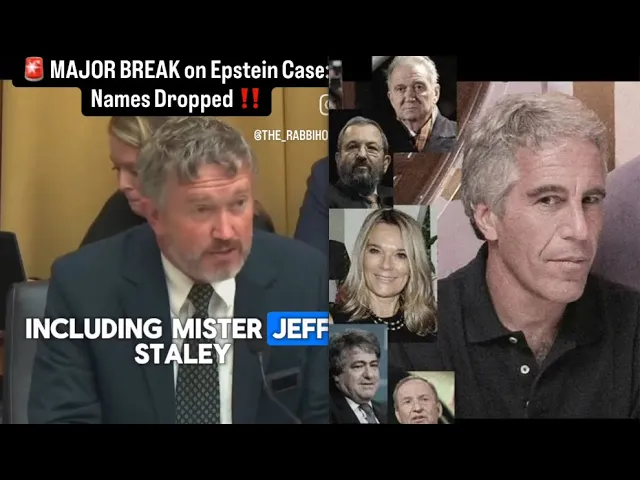 Massie Exposes Epstein List Includes Jes Staley Royals Billionaires Hollywood Mogul Magician -
