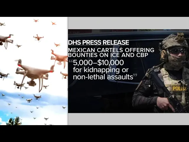 Cartels Are Offering Up To 50K Bounties For Ice Agent Assassinations Training To Unleash Drone War -