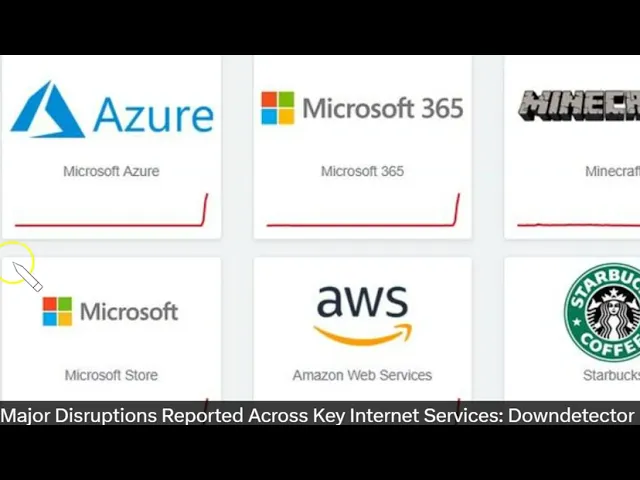 Major Outages Reported Across Key Internet Services Of Google Amazon Aws Microsoft And More -