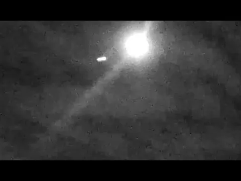 Ufo Caught On Night Vision Diving Into The Moon -