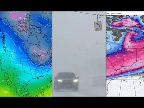 Coldest Winter Storm Ever Catastrophic Weather Temps Of 50 Below Zero Over 18 Inches Of Snow -