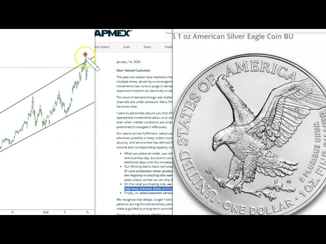 Its Happening Apmex Announces 10K Minimum On Retail Purchases Due To Historic Silver Volumes -