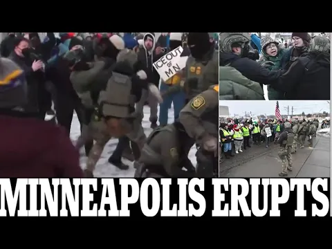 Minneapolis Erupts In Chaos Protesters Clash With Ice Agents Chemicals Dispersed Schools Closed -