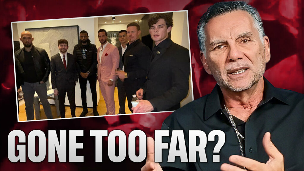 Nick Fuentes Clavicular Andrew Tate And Sneako Walk Into The Dj Booth -