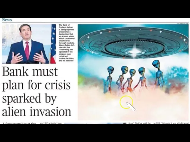 Prepare For Financial Collapse Bank Of England Warned To Be Ready For Crises Triggered By Aliens -