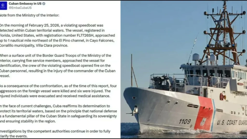 Armed Confrontation Leaves 4 Americans Killed 7 Injured In Shoot Out With Cuban Coast Guard -