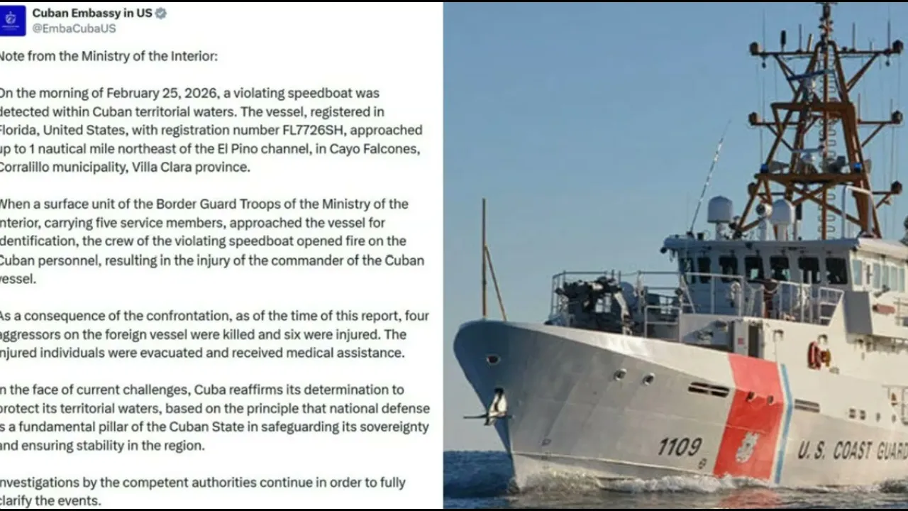 Armed Confrontation Leaves 4 Americans Killed 7 Injured In Shoot Out With Cuban Coast Guard -