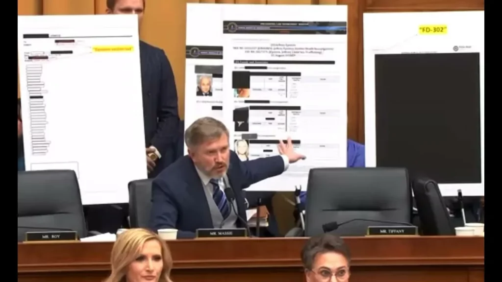 Caught Red Handed Thomas Massie Goes Off On Pam Bondi Over Epstein File Release Chaotic Hearing -