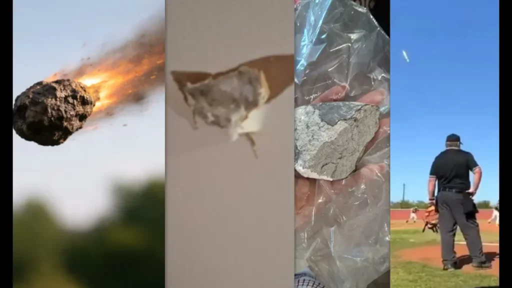Direct Impact Meteorite Slams Into Texas Womans Home After Big Fireball Seen Over Houston Area -