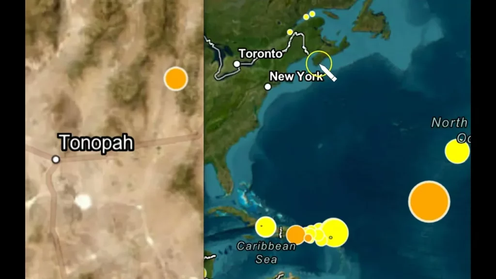 Strong Geomagnetic Storm Hits Earth Big 6 7M Earthquake Hits Atlantic Ocean 3 2M Tonopah Quake -