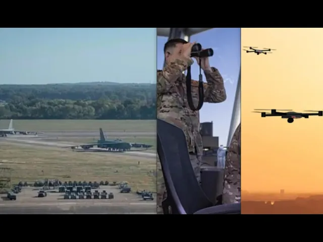 We Cant Stop Them Mystery Drone Swarm Breaches Us Nuclear Bomber Base In Chilling Waves -