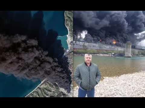 Environmental Catastrophe State Of Emergency At Russias Tuapse Oil Refinery After Drone Strike -