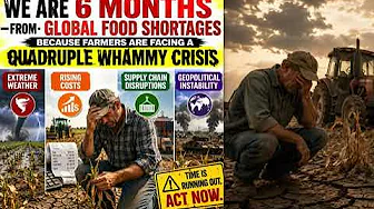 We Are 6 Months From Global Food Shortages Because Farmers Are Facing A Quadruple Whammy Crisis -
