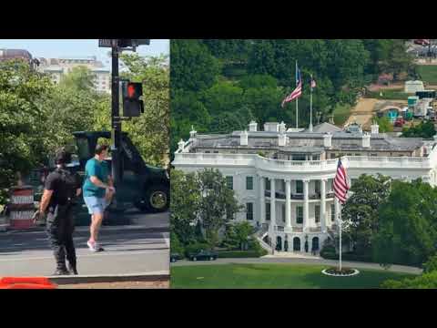 White House Locked Down Secret Service Shot Individual Near Washington Monument Trump Gives Speech -