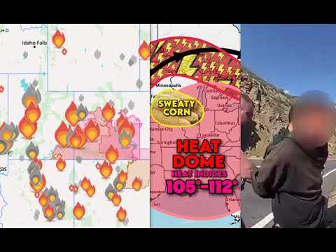 We Are Under Attack Massive Heat Dome Scorches Eastern Us As Western Us Burns Up In Wildfires -